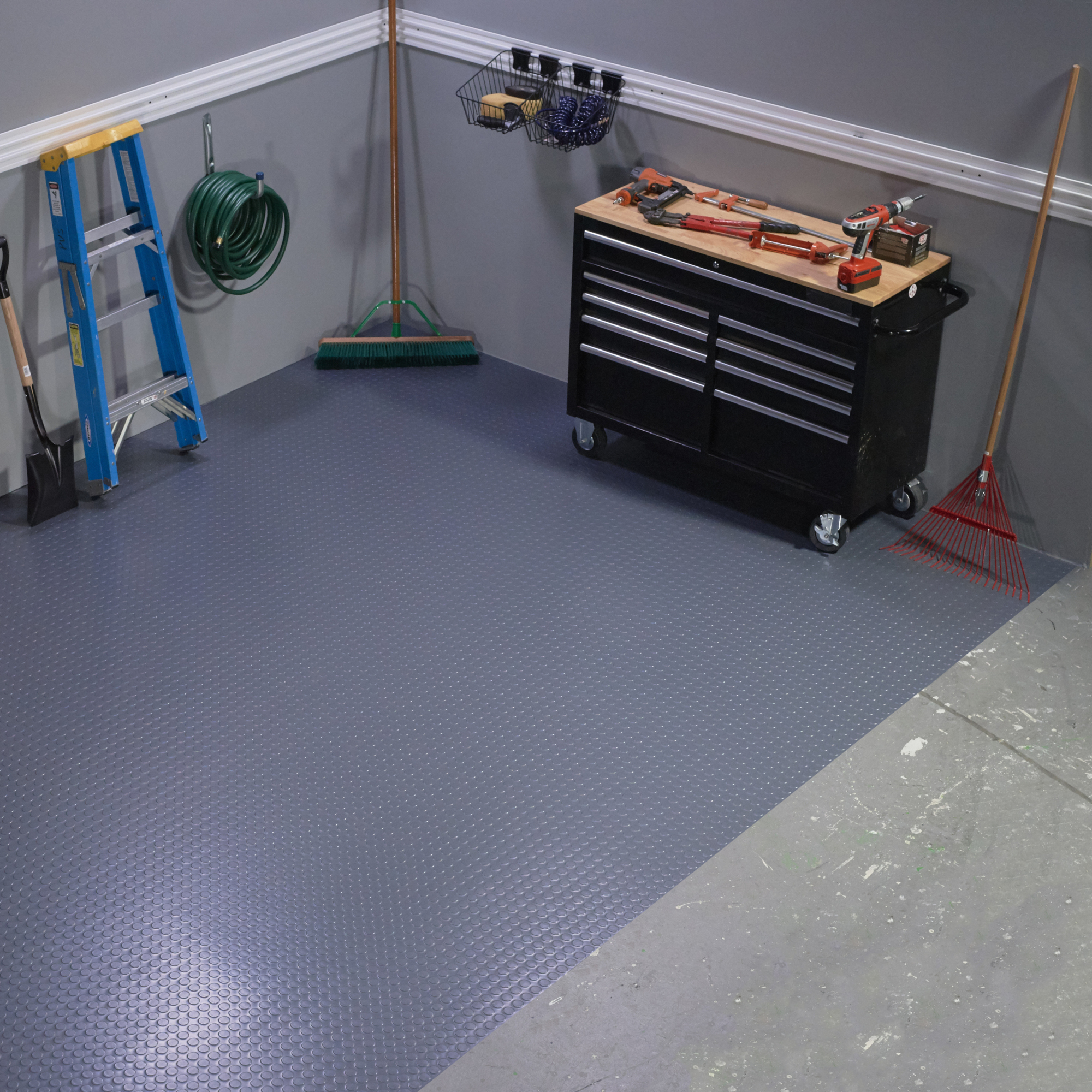 G-Floor, Vinyl Floor Protector Mat, Coverage Area 127.5 ft², Model# GF75CN717SG